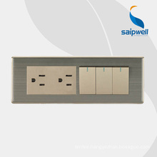 SAIP/SAIPWELL Standard Hot Sale General Use House Type 10A Wall Switch Socket Brand